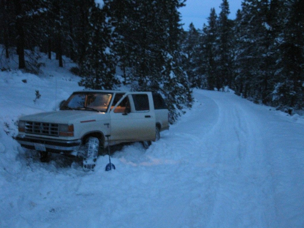 Stuck in Crazy Woman's Ditch